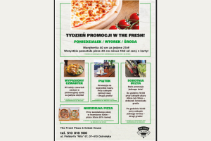 Tydzień promocji w The Fresh Pizza &amp; Kebab House!